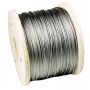 Roestvrij staaldraad dia 1-8 mm 1.4406 V4A 5-250 meter 7x7 en 7x19 staalkabel