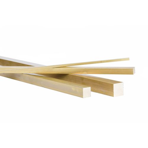 messing ms58 vierkant 4x4mm – 20x20mm massief materiaal '2.0401