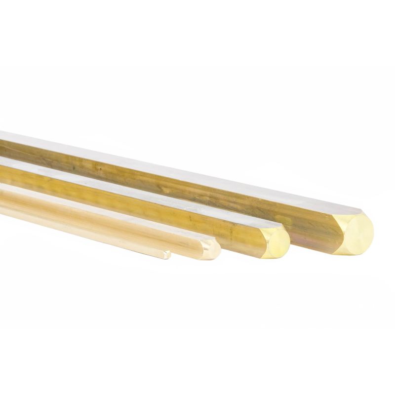 messing ms58 vierkant 4x4mm – 20x20mm massief materiaal '2.0401