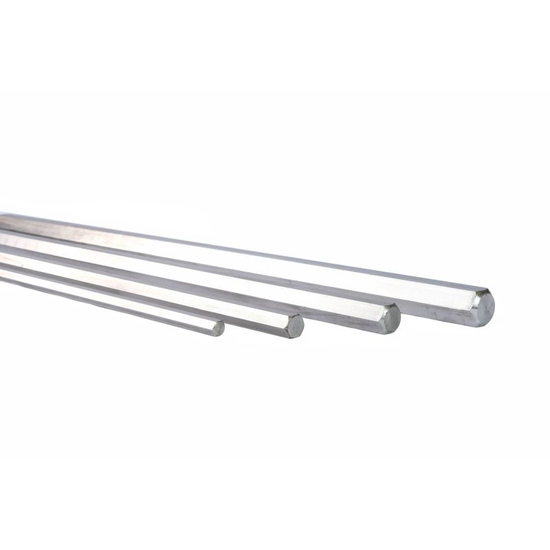 RVS zeskant SW 4 mm-17 mm 1.4305 staaf zeskant VA V2A 303 zeskant staaf Evek GmbH - 4