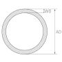 Roestvrij stalen buis 0,8-4mm dunwandige capillaire buis V2A 1.4301 rond 2,0 meter, roestvrij staal