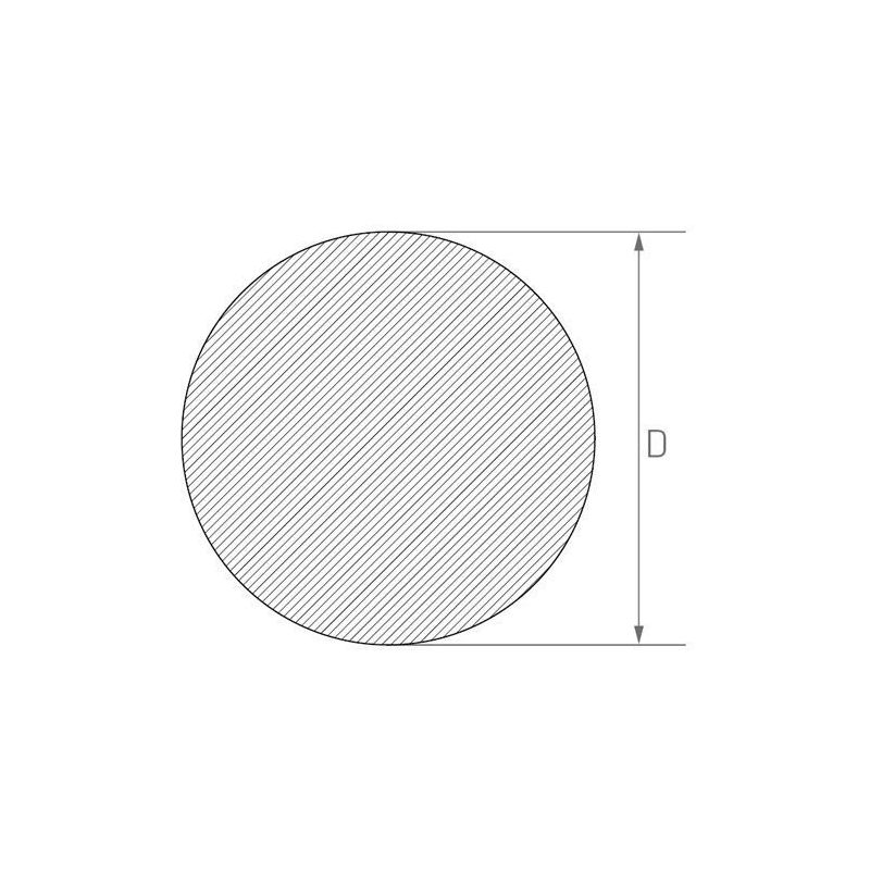 RVS staaf 3mm-625mm 1.4404 AISI 316L ronde staaf