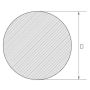 Roestvrij stalen staaf 2mm-20mm 1.4571 UNS S31635 Ronde bar Massief materiaal