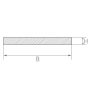 Messing plaatstaal strip platte bar 30x2mm-90x6mm op maat gesneden strips