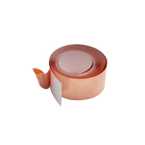 Zelfklevende Tape Folie Koper 0,025x5mm - 0,07x50mm Zelfklevende Afschermingsband Anti-Snagel 1-25 Meter