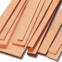 Koperen plaatmetaal strips 2.0090 platte bar 30x2mm-90x6mm op maat gesneden strips