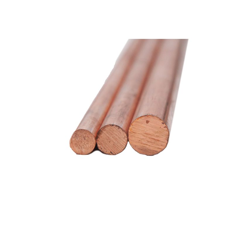 Koperstaaf Ø2-50mm Cu-ETP Rond koperstaaf CW004A (Cu-ETP - 2.0065) Rond materiaal tot 2 meter