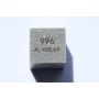 Nikkel metalen kubus 10x10mm gepolijst 99,6% zuiverheid kubus