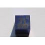 Titanium Ti geanodiseerd blauw metalen kubus 10x10mm gepolijst 99,5% zuiverheid Titanium kubus
