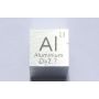 Aluminium Al metalen kubus 10x10mm gepolijst 99,99% zuiverheid kubus