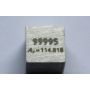 Indium In metalen kubus 10x10mm gepolijst 99,995% zuiverheid kubus