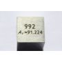 Zirkonium Zr metalen kubus 10x10mm gepolijst 99,2% zuiverheid kubus
