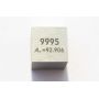Niobium Nb metalen kubus 10x10mm gepolijst 99,95% zuiverheid Niobium kubus