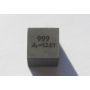 Koolstof C metalen kubus 10x10mm gepolijst 99,9% zuiverheid kubus