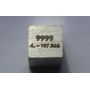 Metalen kubus gepolijst 10x10mm zuiverheid kubus