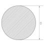 Staal 09g2s Staaf 1-360mm Ronde staaf Rond materiaal Gost