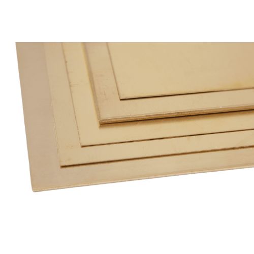 Messing Plaat 0,3-20mm Ms63 CuZn37 2.0321 | Vellen Plaatwerk Snijdbaar | Op Maat 100x1000mm | Messing Plaat Kopen