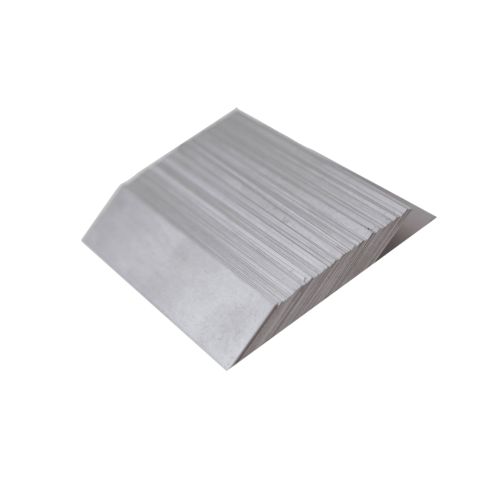 Tungsten Strips 99% Pure Metal 0.2x20x104mm | High Purity Tungsten Metal Strips for Industrial Use | Buy Online Netherlands