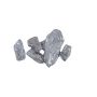 Chroom Metaal Cr 99% Zuiver | Element 24 | Blok 10kg | Hoogwaardige Chroom Klomp | Industrieel Metaal | Kopen in Nederland